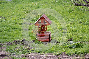 Little Wooden Decorative Wishing Well