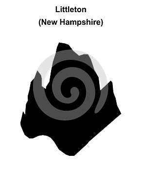 Littleton outline map