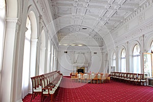 Livadia Palace. Meeting room in Livadiya, Crimea.