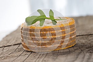 Livarot Cheese traditional Cheese from Normandy France