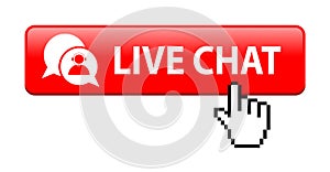 Live chat button
