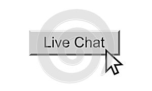 Live chat button