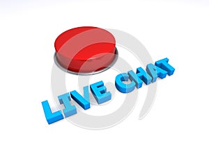 Live chat button