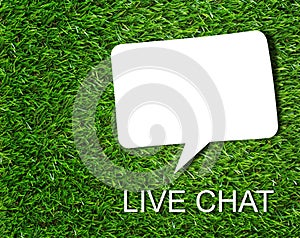 Live Chat Concept