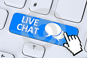 Live Chat contact communication customer service message