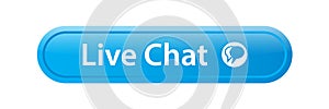 Live chat icon web button