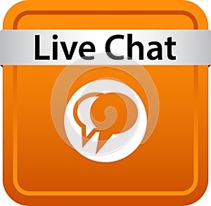 Live chat icon web button
