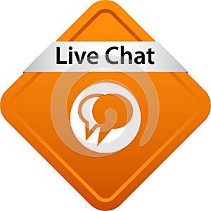 Live chat icon web button