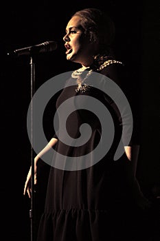 Live concert of Adele at the Alcatraz