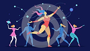 A live dance performance where the choreography is dictated by the neural signals of the performers creating a unique