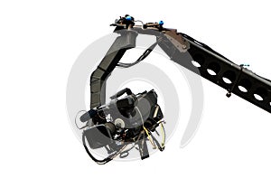 Live event video camera on crane