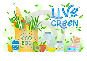 Live green - eco concept