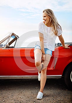 Live life as best you can. a happy young woman enjoying a summers road trip.