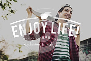 Live Life Lifestyle Enjoyment Happiness Concept