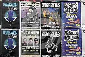 Live music concert posters