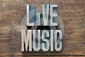 Live music wood photo