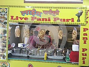 Live Pani Puri Fast Food Restaurant