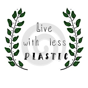 Live with less plastic