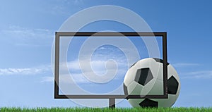 Live soccer on full hd lcd tv