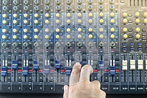 Live Sound Mixers and music on studio