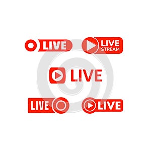 Live stream TV Logo of Sports News icon sets