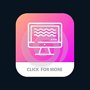 Live, Streaming, Live Streaming, Digital Mobile App Button. Android and IOS Line Version