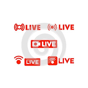 Live streaming TV icon