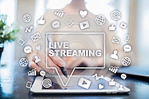 Live streaming. Webcast. SMM. Medical marketing.