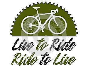 Live to ride Route bike