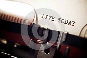 Live today phrase