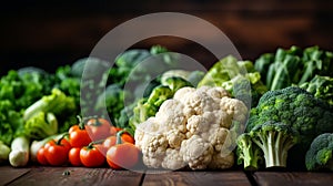 Lively assortment of fresh vegetables arranged informally against a clean white backdrop