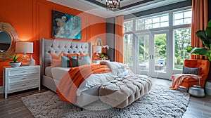Lively bedroom design img