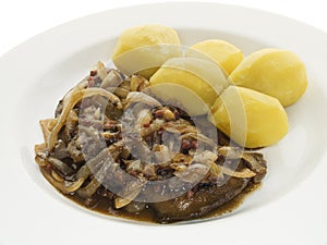 Liver with onions