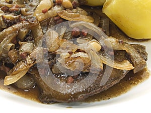 Liver with onions