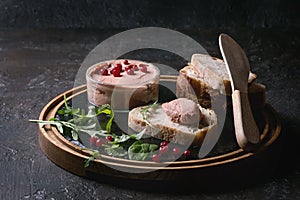 Liver paste with bread