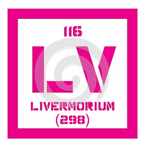 Livermorium chemical element