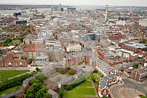 Liverpool City Centre Aerial