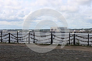 Liverpool City Centre and Waterfront on a beautiful summer morning