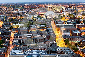 Liverpool skyline and Metropolitan cathedral