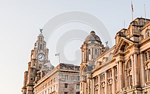 Liverpool skyline panorama