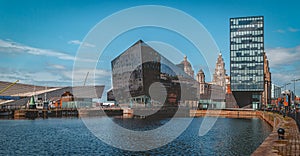 Liverpool waterfront with Skyline Pier