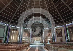 Architecture interior design of Liverpool metropolitan cathedral