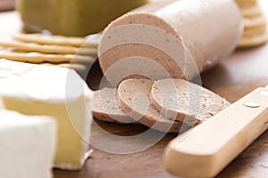 Liverwurst and Camembert