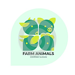 Livestock animals icon. Sign for agricultural business.