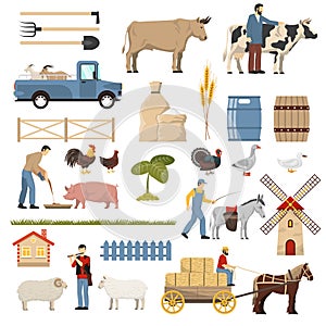 Livestock Farm Elements Collection