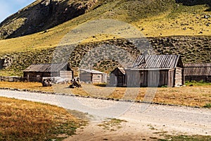 Livestock farm in the mountains