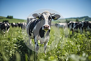 Livestock grazing outside the farm.