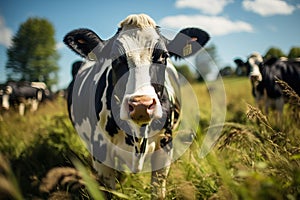 Livestock grazing outside the farm.