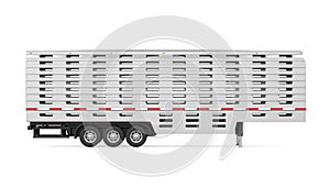 Livestock Trailers Isolated