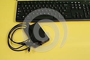 Livestreaming essential tools on yellow background